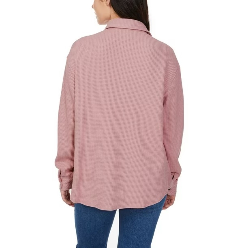 NWT Buffalo Women's Waffle Button-Down Top - Picture 2 of 8